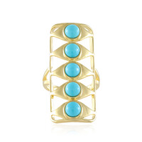 Anello in argento con Turchese Sleeping Beauty