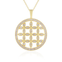 Collana in argento con Pietra di Luna Blu (KM by Juwelo)