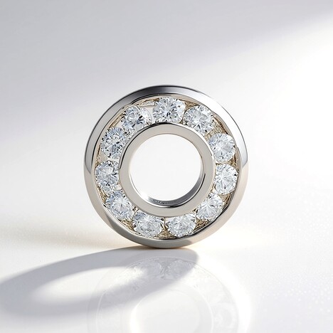 Ciondolo in argento con Zircone (MONOSONO COLLECTION)