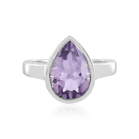 Lavendel-Amethyst-Silberring (MONOSONO COLLECTION)