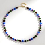 Collana in argento con Giada Canadese (Riya)