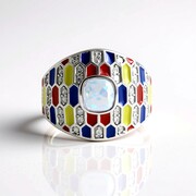 Bague en argent et Opale Welo (SAELOCANA)