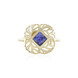Anello in oro con Tanzanite AAA (Ornaments by de Melo)