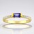 Anello in oro con Tanzanite AAA