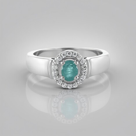 Anello in argento con Grandidierite