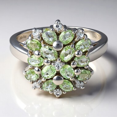 Anello in argento con Tormalina Paraíba