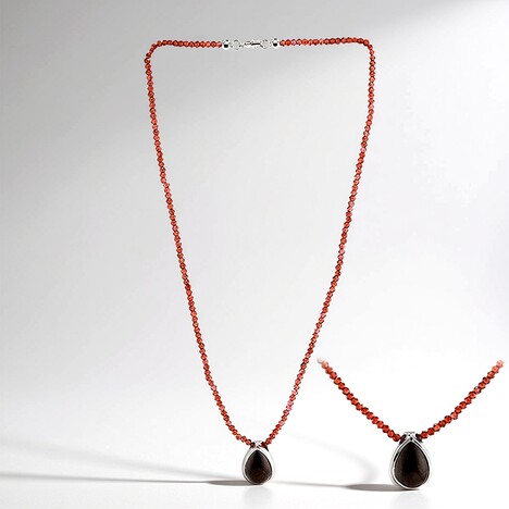 Collana in argento con Quarzo Dinosauro