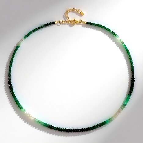Collana in argento con Smeraldo Brasiliano