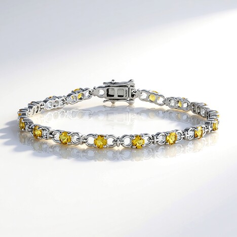 Bracciale in argento con Scapolite