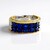 Anello in argento con Spinello Cobalto (Gems en Vogue)