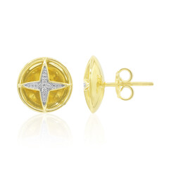 Orecchini in argento con Diamante I1 (G)