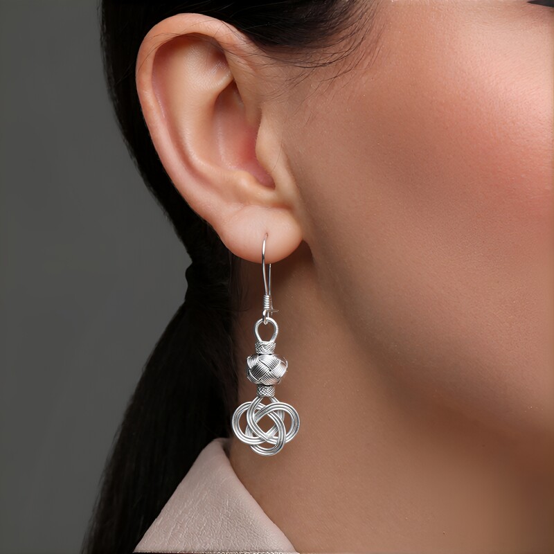 Pendientes en plata