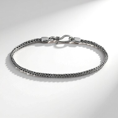 Brazalete en plata (Bali Barong)