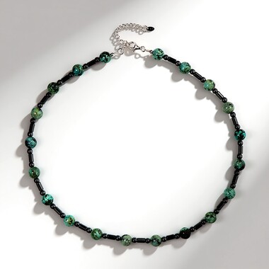 Collier en argent et Turquoise