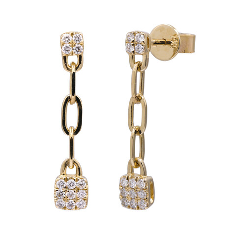 Orecchini in oro con Diamante I1 (H) (CIRARI)