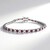 Bracciale in argento con Rodolite
