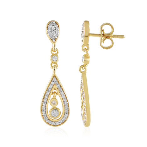 Boucles d'oreilles en argent et Zircon