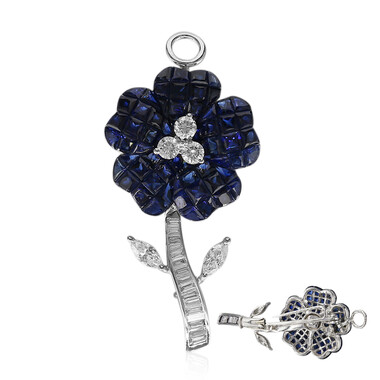Blauer Saphir-Goldbrosche (Estée Collection)