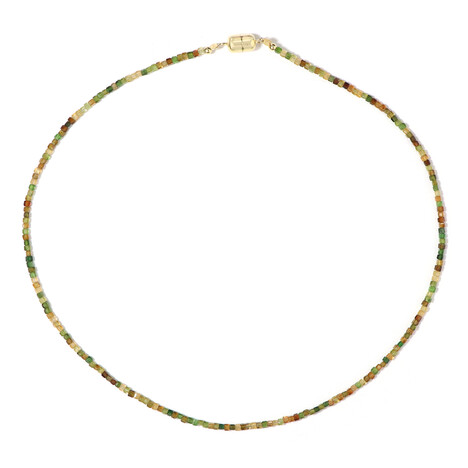 Collana in argento con Tormalina Verde Brasiliana (Adela Silber)