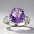 Bague en argent et Améthyste