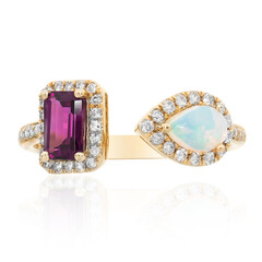 Bague en or et Grenat Rhodolite (CIRARI)