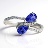 Anillo en oro con Tanzanita AAA (CIRARI)
