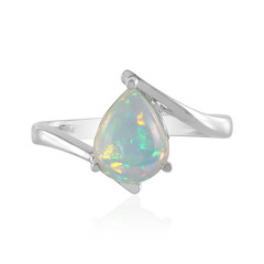 Anello in argento con Opale di Welo