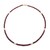 Indian Garnet Silver Necklace
