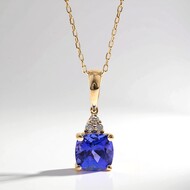 Collana in oro con Tanzanite AAA (CIRARI)