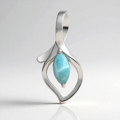Ciondolo in argento con Larimar