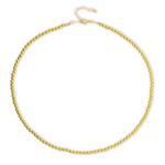 Collana in argento con Ematite Dorata