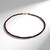 Collana in argento con Granato Magenta