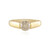 Anello in oro con Diamante Champagne I1 (de Melo Gold)