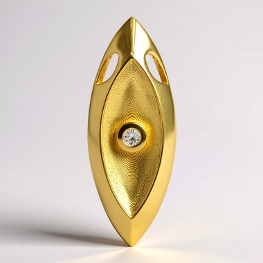 Colgante en plata con Diamante I1 (G) (Annette)