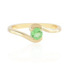 Anillo en plata con Tsavorita Lemshuku