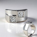 Anello in argento con Zircone