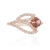 Zilveren ring met een roze zirkoon (Adela Silber)