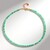 Collier en argent et Emeraude du Brésil