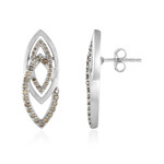 Pendientes en oro con Diamante champán I2 (de Melo Gold)
