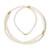 Collar en plata con Perla blanca Freshwater (Riya)