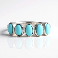 Bague en argent et Turquoise