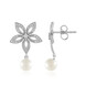 Orecchini in argento con Perla d'Acqua Dolce Bianca