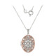 Collar en plata con Zircón (Adela Silber)