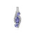 Ciondolo in argento con Tanzanite