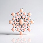 Ciondolo in argento con Opale Rosa (de Melo Essence)