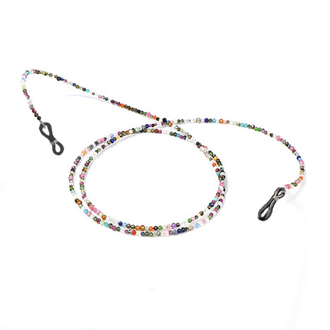 Cinturino per occhiali in Argento con Gemme