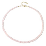 Collier en argent et Quartz rose