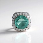 Ciondolo in argento con Fluorite Verde