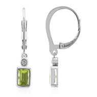 Peridot-Silberohrringe