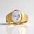 Anello in argento con Quarzo Bianco (MONOSONO COLLECTION)